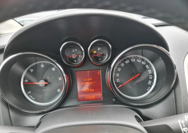 Opel Astra cena 19900 przebieg: 212000, rok produkcji 2011 z Płock małe 497